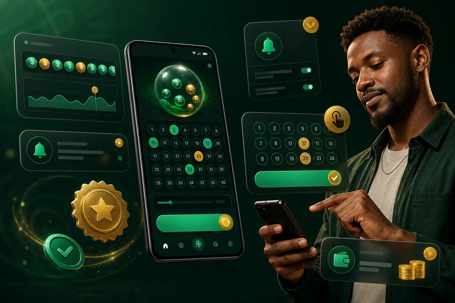 App — keno guide illustration